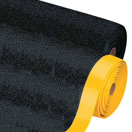 3 x 6' Black/Yellow Premium Anti-Fatigue Mat