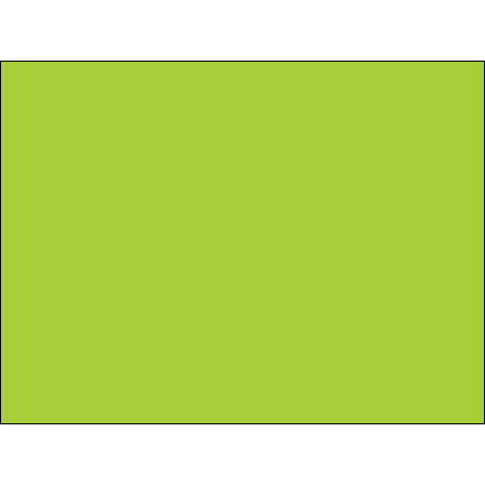 4 x 4" Fluorescent Green Inventory Rectangle Labels