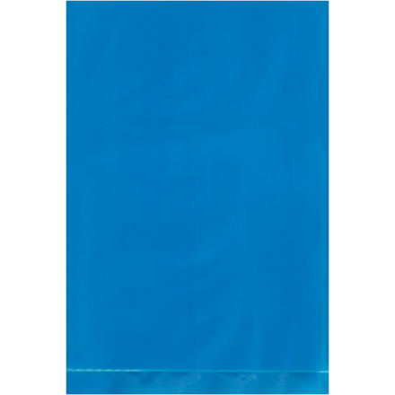 4 x 6" - 2 Mil Blue Flat Poly Bags