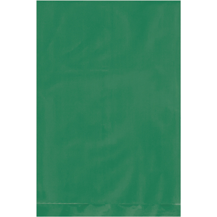 4 x 6" - 2 Mil Green Flat Poly Bags