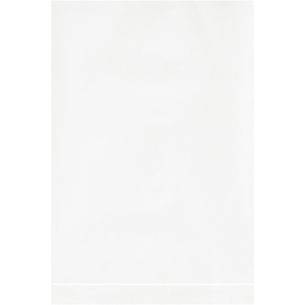 4 x 6" - 2 Mil White Flat Poly Bags