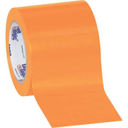 4" x 36 yds. Orange Tape Logic<span class='rtm'>®</span> Solid Vinyl Safety Tape