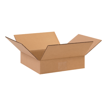 10 x 10 x 2" Flat Corrugated Boxes