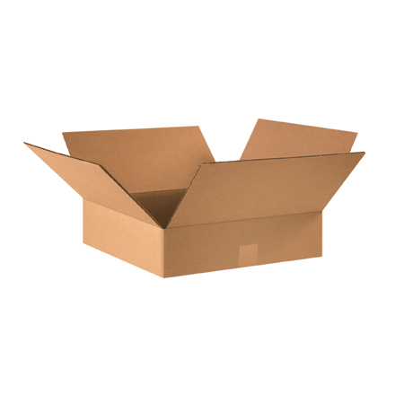 18 x 18 x 2" Flat Corrugated Boxes