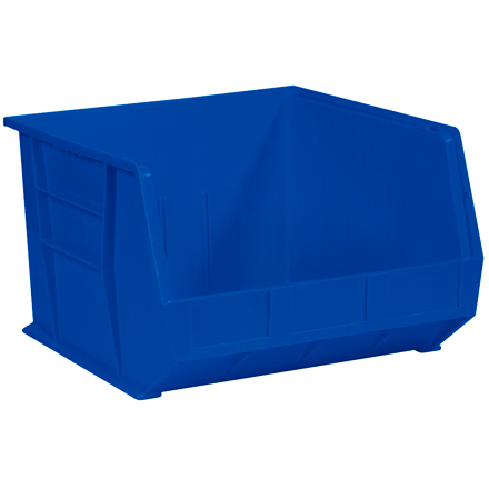 18 x 16 <span class='fraction'>1/2</span> x 11" Blue Plastic Stack & Hang Bin Boxes