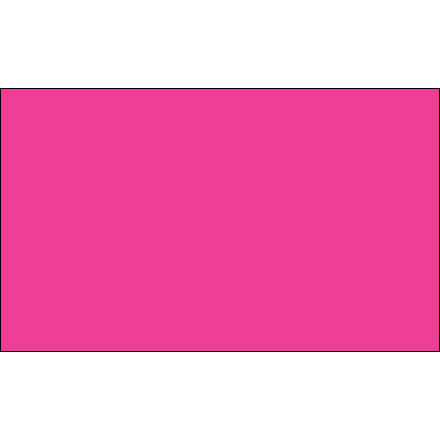 3 x 9" Fluorescent Pink Inventory Rectangle Labels