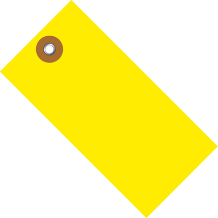 3 <span class='fraction'>3/4</span> x 1 <span class='fraction'>7/8</span>" Yellow Tyvek<span class='rtm'>®</span> Shipping Tag