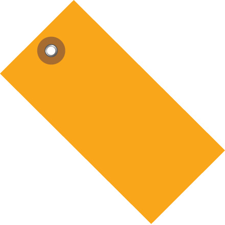 2 <span class='fraction'>3/4</span> x 1 <span class='fraction'>3/8</span>" Orange Tyvek<span class='rtm'>®</span> Shipping Tag