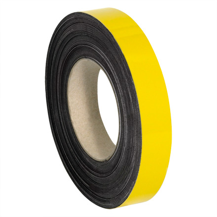 1" x 50' - Yellow Warehouse Labels - Magnetic Rolls