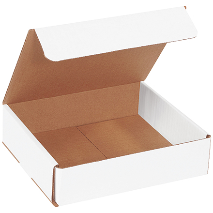 8 x 7 x 2" White Corrugated Mailers