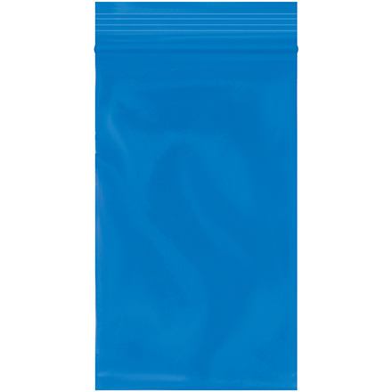 3 x 5" - 2 Mil Blue Reclosable Poly Bags