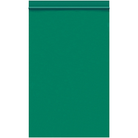 5 x 8" - 2 Mil Green Reclosable Poly Bags