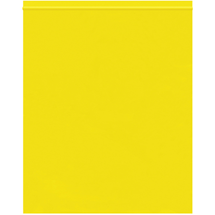 10 x 12" - 2 Mil Yellow Reclosable Poly Bags