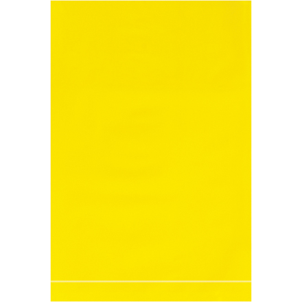 4 x 6" - 2 Mil Yellow Flat Poly Bags