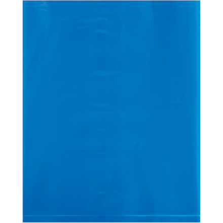 12 x 15" - 2 Mil Blue Flat Poly Bags