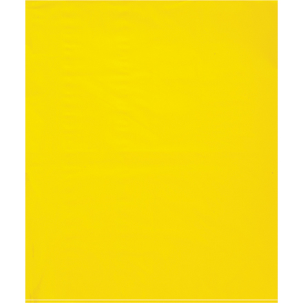15 x 18" - 2 Mil Yellow Flat Poly Bags