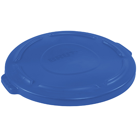 Rubbermaid<span class='rtm'>®</span> Brute<span class='rtm'>®</span> Flat Trash Can Lid - 32 Gallon, Blue