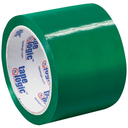 3" x 55 yds. Green Tape Logic<span class='rtm'>®</span> Carton Sealing Tape