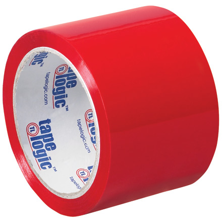 3" x 55 yds. - Red (6 Pack) Tape Logic<span class='rtm'>®</span> Carton Sealing Tape