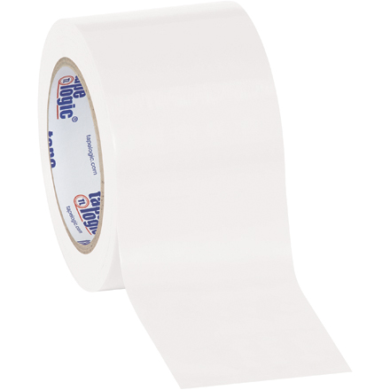 3" x 36 yds. White Tape Logic<span class='rtm'>®</span> Solid Vinyl Safety Tape