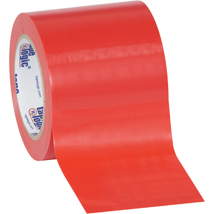 4" x 36 yds. Red Tape Logic<span class='rtm'>®</span> Solid Vinyl Safety Tape