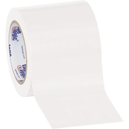 4" x 36 yds. White Tape Logic<span class='rtm'>®</span> Solid Vinyl Safety Tape