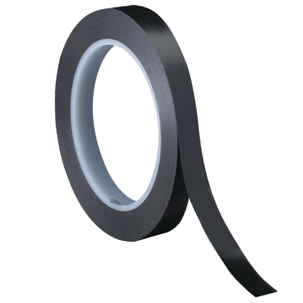 1/4" x 36 yds. Black 3M Vinyl Tape 471