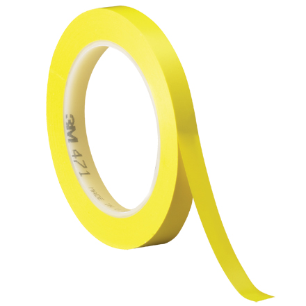 1/4" x 36 yds. Yellow (3 Pack) 3M Vinyl Tape 471