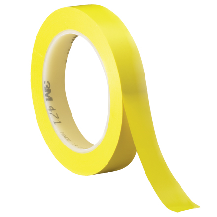 1/2" x 36 yds. Yellow (3 Pack) 3M Vinyl Tape 471