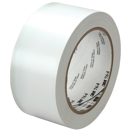 2" x 36 yds. White (6 Pack) 3M General Purpose Vinyl Tape 764