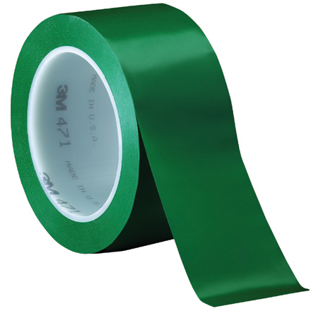 2" x 36 yds. Green (3 Pack) 3M Vinyl Tape 471