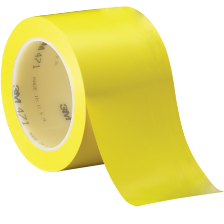 3" x 36 yds. Yellow (3 Pack) 3M Vinyl Tape 471