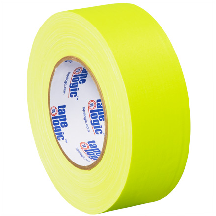 2" x 50 yds. Fluorescent Yellow Tape Logic<span class='rtm'>®</span> 11 Mil Gaffers Tape